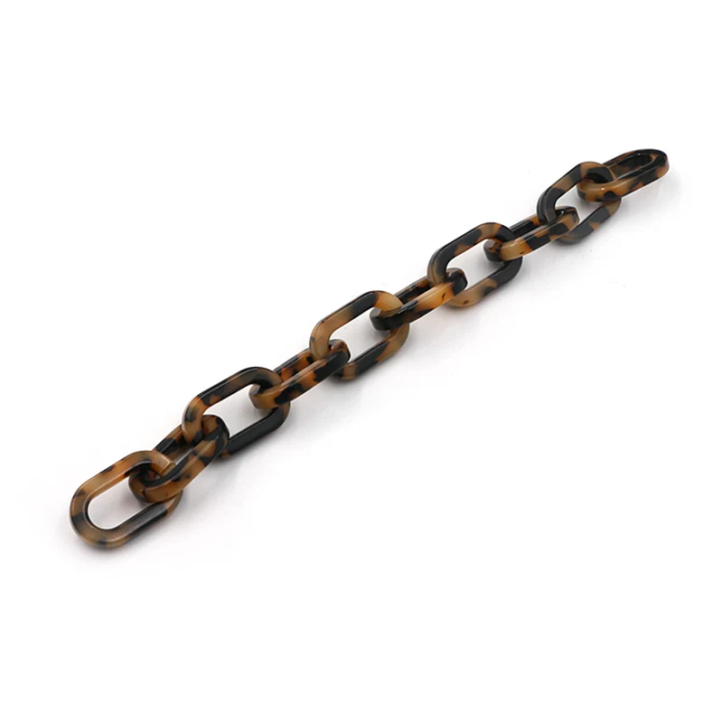 Brownish Patterned Chain Handle