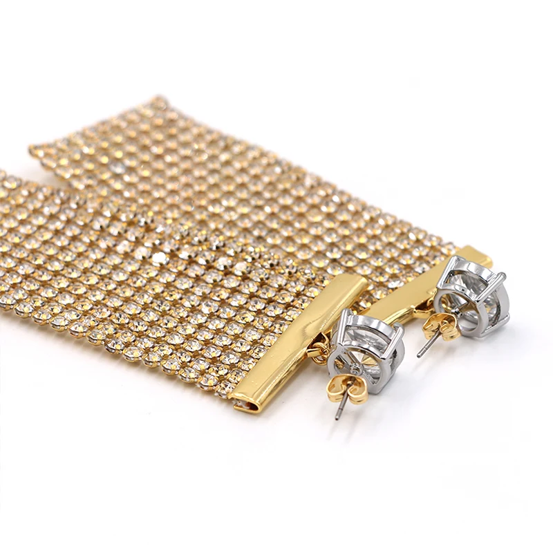 Pave Sparkle Diamond Earrings